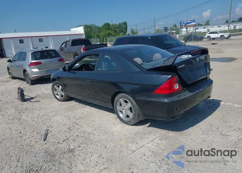 2004 Honda Civic Ex из США, поврежденный, VIN 1HGEM21954L074555